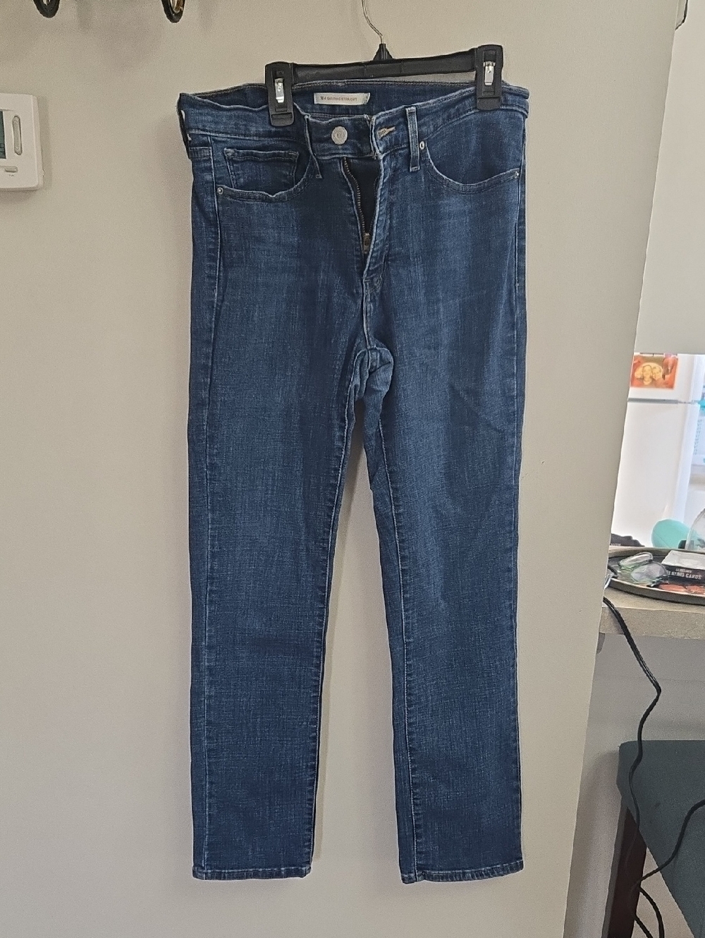 Levi 314s Dark Blue Women's Shaping Straight Jeans